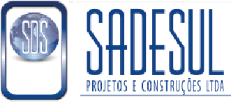Logo da Sadesul, projetos e construções